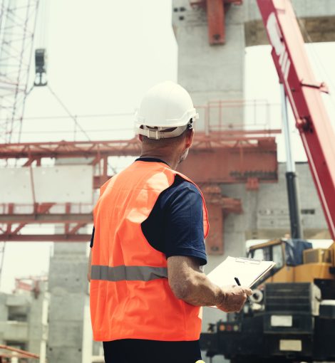 Architecture Construction Safety First Career Concept